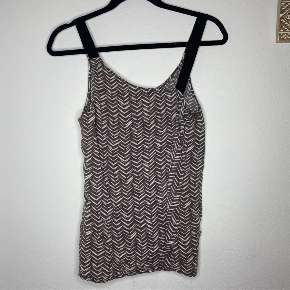 Hang Ten Chevron Button Top Tank szL - Picture 3 of 5
